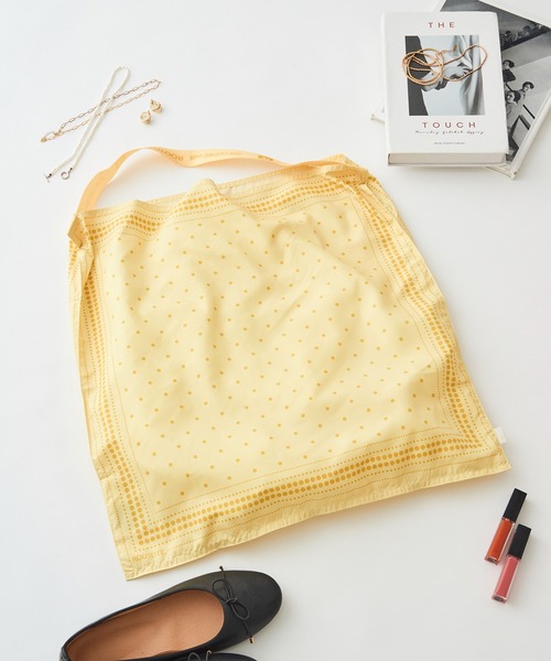 ROOTOTE（ルートート）の「【ROOTOTE】LT.TALL.スカーフバッグ－A 3664（トートバッグ・レディース・その他1/ネイビー/ピンク/ブラック/ライトブルー/その他2/ネイビー系1/ブルー系その他/ピンク系1/ホワイト系1/ホワイト系2/ホワイト/オレンジ/グリーン/ミント/レッド/ピンク系2/ピンク系3/アイボリー/ブルー系2/イエロー/ネイビー系2/ブルー/パープル/ブラック系1・FREE）」の18枚目の写真