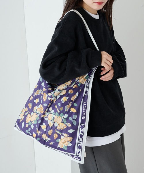 その他 tetote ROOTOTE】LT.TALL.スカーフバッグ－A 3664（トートバッグ