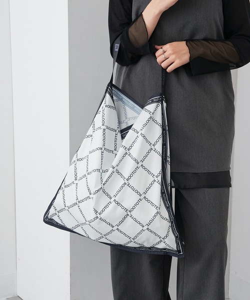 ROOTOTE(ルートート)の「【ROOTOTE】LT.TALL.スカーフバッグ-A 3664(トートバッグ・レディース・その他1/ネイビー/ピンク/ブラック/ライトブルー/その他2/ネイビー系1/ブルー系その他/ピンク系1/ホワイト系1・FREE)」の13枚目の写真