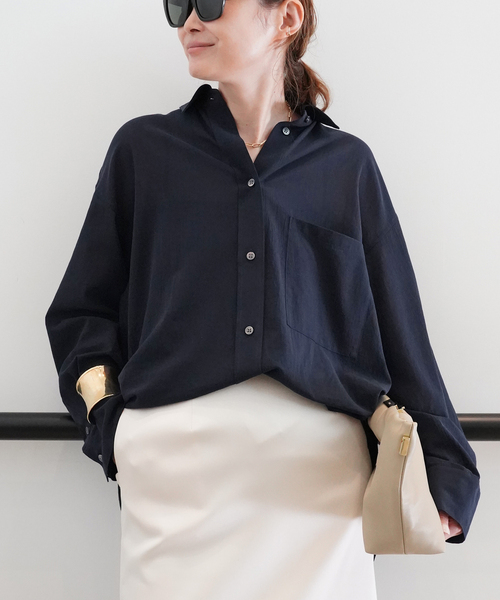 Deuxieme Classe OVER WASH シャツ　麻１００％ Deuxieme Classe（ドゥーズィエムクラス）の「◇Big Wash シャツ