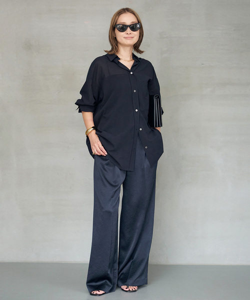 Cotton Sheer Wash シャツ（シャツ/ブラウス）｜Deuxieme Classe