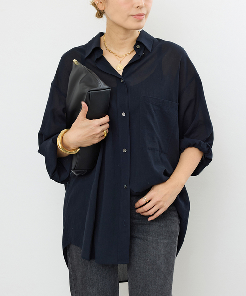 週末セール！ドゥーズィエムクラス Cotton Sheer Wash シャツ Cotton Sheer Wash シャツ（シャツ/ブラウス）｜Deuxieme Classe