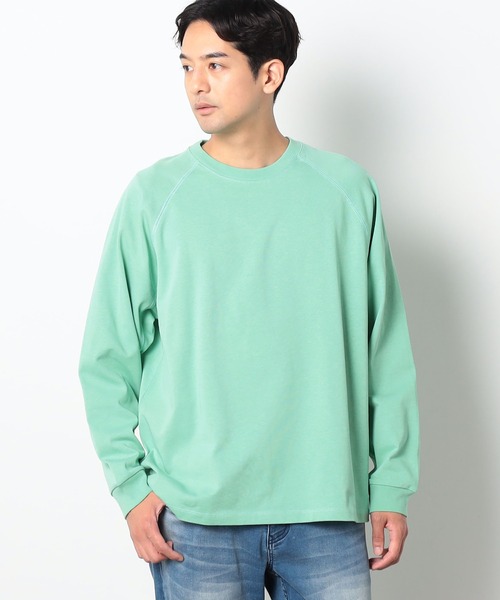 DISCUS(ディスカス)の「DISCUS(ディスカス)×GrandPARK(グランドパーク)別注ロングスリーブTシャツ(Tシャツ/カットソー・メンズ・グレー/グリーン/レッド/ベージュ/イエロー/チャコールグレー・LARGE/MEDIUM)」の1枚目の写真