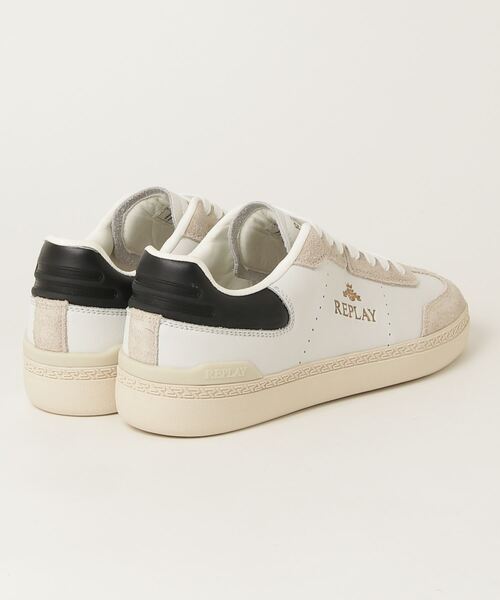 REPLAY（リプレイ）の「パイパー デュアルレザースニーカー（スニーカー・メンズ・ホワイト系・41/42/43/44/40）」の4枚目の写真
