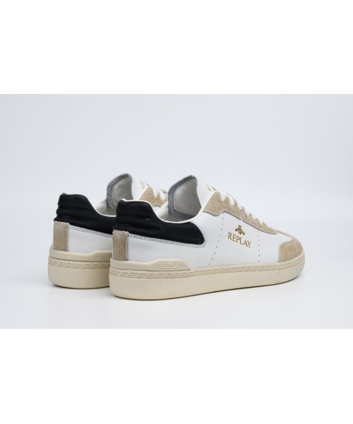 REPLAY（リプレイ）の「パイパー デュアルレザースニーカー（スニーカー・メンズ・ホワイト系・41/42/43/44/40）」の2枚目の写真