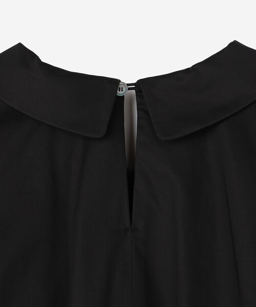 HAVERSACK（ハバーザック）の「HAVERSACK | ラウンドカラー 長袖シャツ WOMEN（シャツ/ブラウス・レディース・ブラック/ホワイト・0）」の8枚目の写真