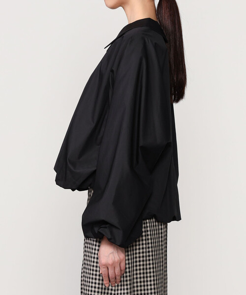 スカラー⭐ロング丈シャツ HAVERSACK | ラウンドカラー 長袖シャツ WOMEN（シャツ/ブラウス