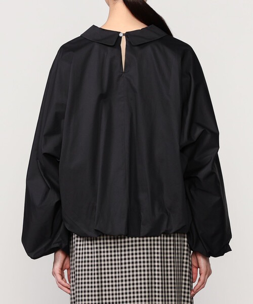 日本製HAVERSACKラウンドカラーワーク長袖シャツBSHOPブラウス