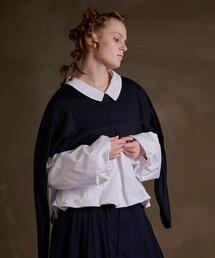 HAVERSACK | HAVERSACK | ラウンドカラー 長袖シャツ WOMEN(シャツ/ブラウス)