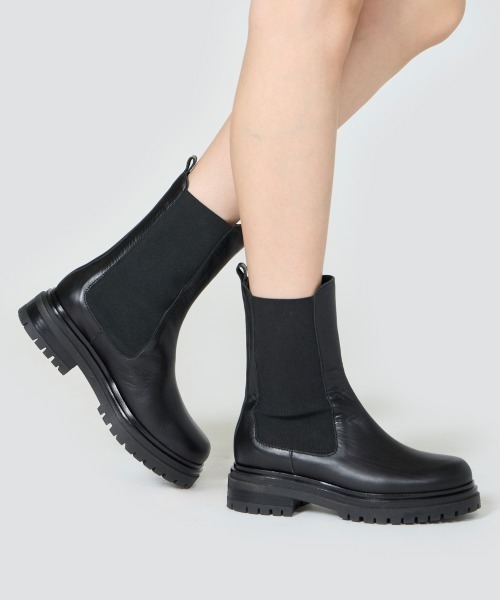 【最終新品未使用】PELLICO ブラック サイドゴアブーツ 8500025F0159_l1_a001.jpg