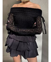 EMODA | レースオフショルダートップ(Tシャツ/カットソー)