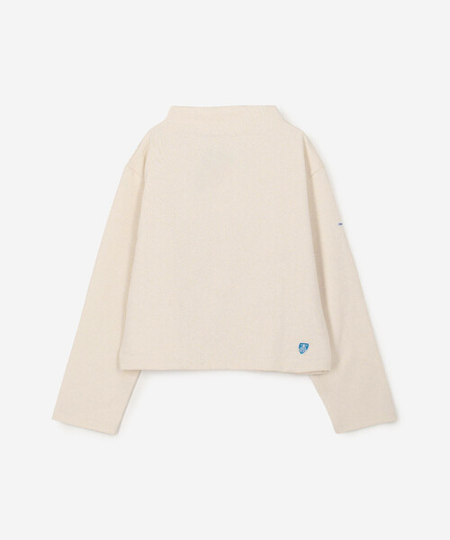 【nagakoおまとめ買い】Orcival ロンT ホワイト サイズ１ ORCIVAL | コットンロード ボトルネックTシャツ WOMEN（Tシャツ