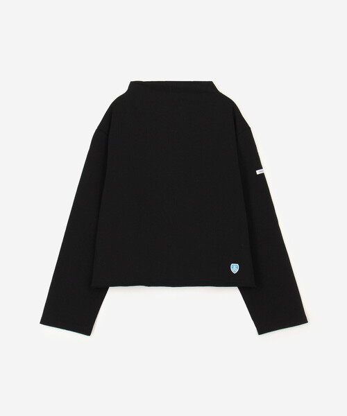【nagakoおまとめ買い】Orcival ロンT ホワイト サイズ１ ORCIVAL/オーシバル COTTON LOURD コットンロード ワイドボート