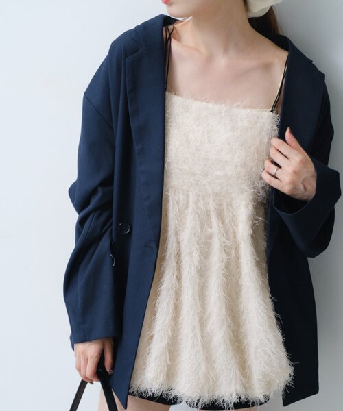 セール】バルーンシャギービスチェ（キャミソール）｜Kastane