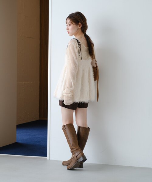 セール】バルーンシャギービスチェ（キャミソール）｜Kastane