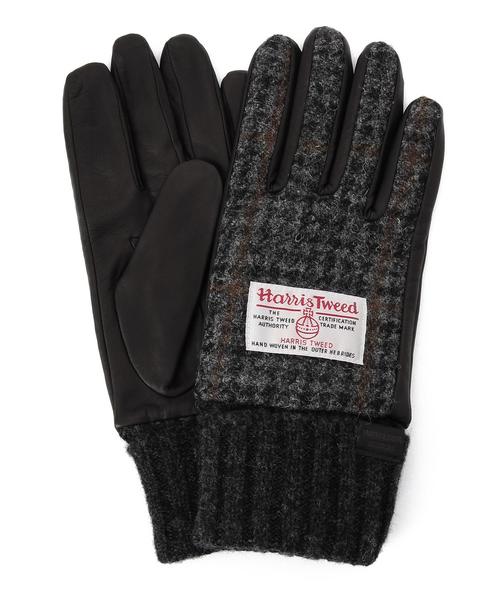 HARRIS TWEED(ハリスツイード)の「<INFIELDER DESIGN> HARRIS GLOVE/手袋◆(手袋・メンズ・ブラック/グレー/ネイビー/その他1/その他2/その他3・ONE)」の7枚目の写真