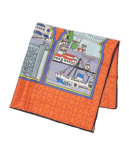 Kinloch（キンロック）の「Kinloch シルクスカーフ（バンダナ/スカーフ・メンズ・ピンク系その他/オレンジ系その他2・FREE）」の2枚目の写真