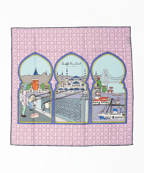 Kinloch（キンロック）の「Kinloch シルクスカーフ（バンダナ/スカーフ・メンズ・ピンク系その他/オレンジ系その他2・FREE）」の3枚目の写真