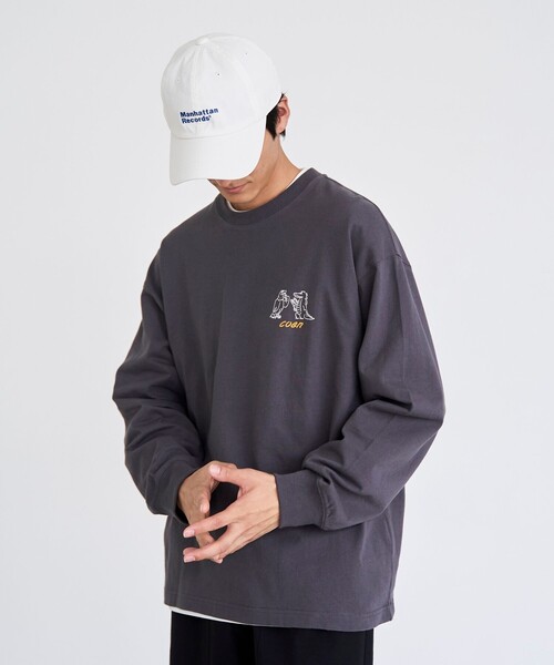 coen（コーエン）の「RYO KANEYASU × コーエン　アニマルプリントロンT（Tシャツ/カットソー・メンズ・ベージュ/ダークグレー/ライトブルー/ホワイト・XL/S/L/M）」の22枚目の写真