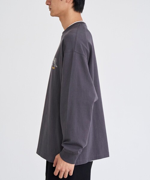 coen（コーエン）の「RYO KANEYASU × コーエン　アニマルプリントロンT（Tシャツ/カットソー・メンズ・ベージュ/ダークグレー/ライトブルー/ホワイト・XL/S/L/M）」の8枚目の写真