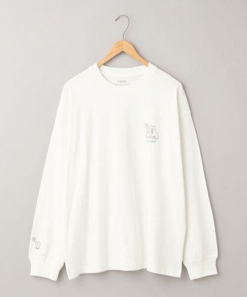 coen（コーエン）の「RYO KANEYASU × コーエン　アニマルプリントロンT（Tシャツ/カットソー・メンズ・ベージュ/ダークグレー/ライトブルー/ホワイト・XL/S/L/M）」の10枚目の写真