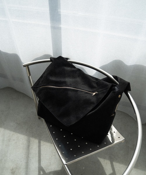 cii(シー)の「slash zip vintage shoulder bag / スラッシュジップヴィンテージショルダーバッグ(ショルダーバッグ・メンズ・ブラック/ブラウン・FREE)」の13枚目の写真