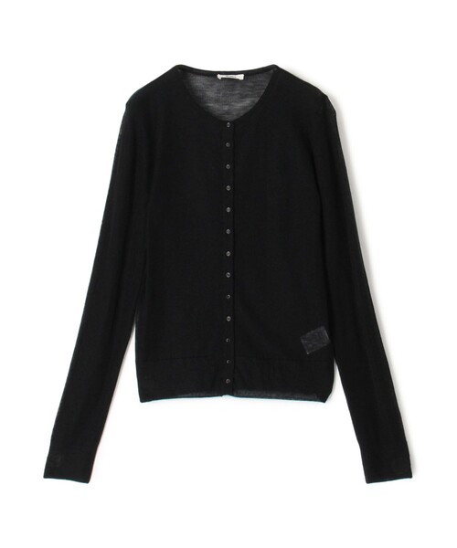 EDITION（エディション）の「カシミヤ シアー カーディガン（カーディガン/ボレロ・レディース・ブラック/ホワイト・FREE）」の2枚目の写真