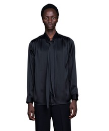 GalaabenD（ガラアーベント）の「Vintage Satin Gather Ribbon SH（シャツ/ブラウス）」