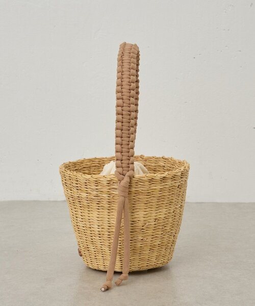 BEARDSLEY(ビアズリー)の「《MUUN》かごバッグ(かごバッグ・レディース・キャメル・FREE)」の3枚目の写真