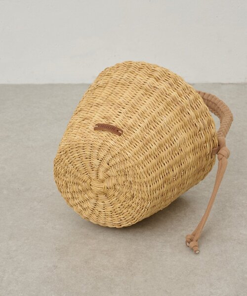 BEARDSLEY(ビアズリー)の「《MUUN》かごバッグ(かごバッグ・レディース・キャメル・FREE)」の5枚目の写真