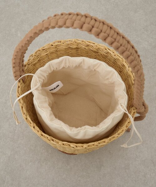 BEARDSLEY(ビアズリー)の「《MUUN》かごバッグ(かごバッグ・レディース・キャメル・FREE)」の7枚目の写真
