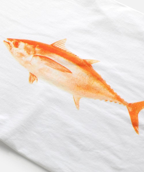 PAPERSKY(ペーパースカイ)の「PAPERSKY ペーパースカイ MAGURO T マグロTシャツ(Tシャツ/カットソー・レディース・ホワイト系その他・S/M/L)」の5枚目の写真