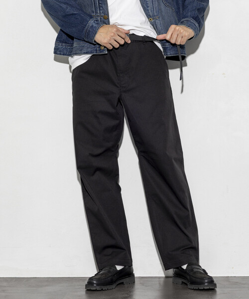 FREAK'S STORE（フリークスストア）の「SOLOTEX ウェービングベルト クライミングパンツ / WEBBING BELT PANTS（チノパンツ・メンズ・チャコールグレー/ブラック/ベージュ/その他7・SMALL/MEDIUM/LARGE）」の17枚目の写真