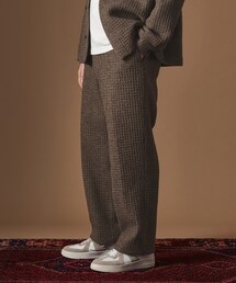 40ｃｔ＆525 | 【Sサイズ～】ウール混ワッフルスラックス(その他パンツ)