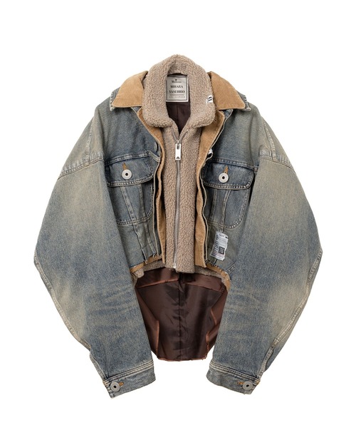 MIHARAYASUHIRO/ミハラヤスヒロ】TRIPLE LAYERED DENIM JACKET
