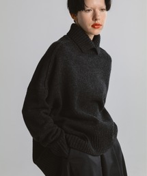 CINOH | OVERSIZE HINECK KNIT(ニット/セーター)