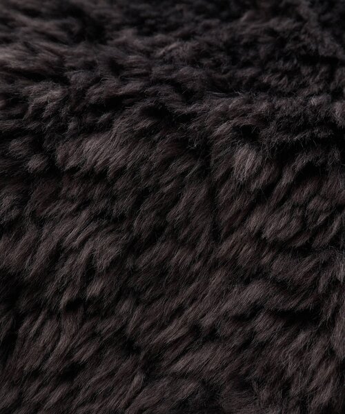 THE PAUSE(ザ ポーズ)の「【THE PAUSE】フェイクファーロングコート(その他アウター・レディース・アイボリー/チャコールグレー・FREE)」の3枚目の写真