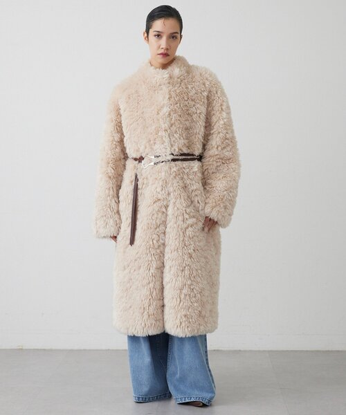 THE PAUSE】フェイクファーロングコート（その他アウター）｜THE PAUSE