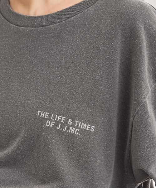 FRAMeWORK（フレームワーク）の「J.J.MERCER 別注ロングスリーブTEE（Tシャツ/カットソー・レディース・チャコールグレー/ライトグレー・FREE）」の5枚目の写真