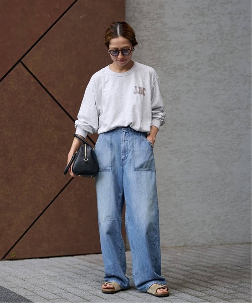 FRAMeWORK（フレームワーク）の「J.J.MERCER 別注ロングスリーブTEE（Tシャツ/カットソー・レディース・チャコールグレー/ライトグレー・FREE）」の17枚目の写真