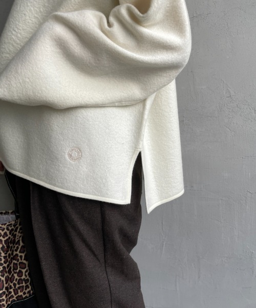 ORCIVAL（オーシバル）の「[ORCIVAL/オーシバル] クルーネック ウールプルオーバー（ニット/セーター・レディース・ネイビー/アイボリー/グレイッシュベージュ・1）」の15枚目の写真