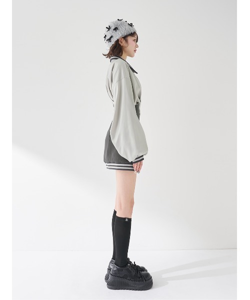 ドルマンスリムスカジャンミニワンピース FL 週末限定価格！ ドルマンスリムスカジャンミニワンピース（ワンピース）｜Darich