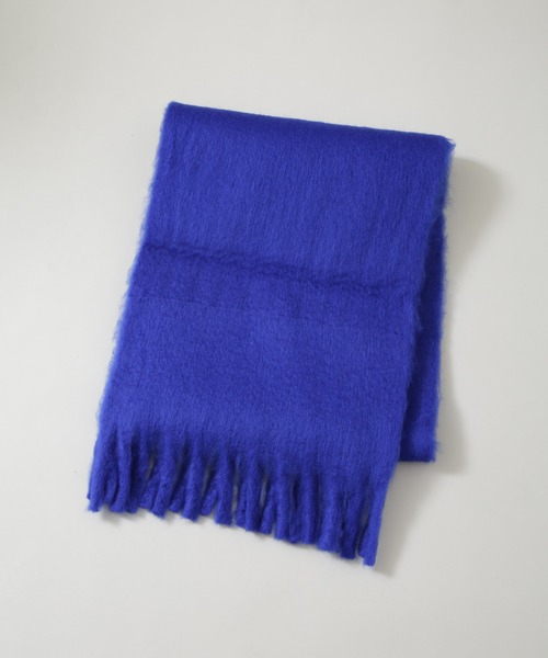 NANO universe(ナノユニバース)の「ボリュームフリンジマフラー / ソリッド(マフラー・メンズ・ブラック/グレー/ブルー・FREE)」の3枚目の写真