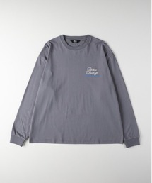CAMP7(キャンプ7)【メンズ】胸ロゴ刺繍ロングスリーブTシャツ