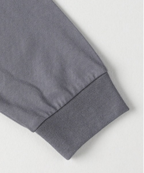 CAMP7(キャンプセブン)の「CAMP7(キャンプ7)【メンズ】胸ロゴ刺繍ロングスリーブTシャツ(Tシャツ/カットソー・メンズ・ブラック/ホワイト/グレー・L/XL/M)」の8枚目の写真