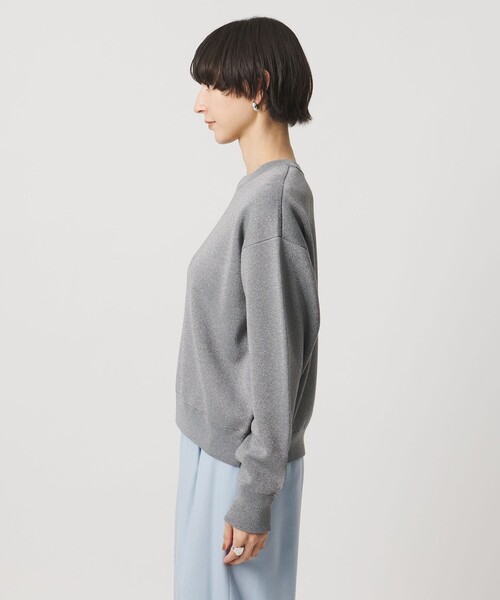 UNITED ARROWS（ユナイテッドアローズ）の「ラメ ニット スウェット ‐ウォッシャブル‐（ニット/セーター・レディース・ナチュラル/ブラック/ダークグレー・FREE）」の17枚目の写真