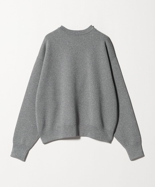 UNITED ARROWS（ユナイテッドアローズ）の「ラメ ニット スウェット ‐ウォッシャブル‐（ニット/セーター・レディース・ナチュラル/ブラック/ダークグレー・FREE）」の13枚目の写真