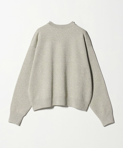 UNITED ARROWS（ユナイテッドアローズ）の「ラメ ニット スウェット ‐ウォッシャブル‐（ニット/セーター・レディース・ナチュラル/ブラック/ダークグレー・FREE）」の5枚目の写真
