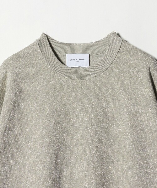 UNITED ARROWS（ユナイテッドアローズ）の「ラメ ニット スウェット ‐ウォッシャブル‐（ニット/セーター・レディース・ナチュラル/ブラック/ダークグレー・FREE）」の15枚目の写真