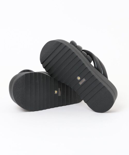 Narcissus(ナルシス)の「パデットスライドサンダル フラットサンダル(サンダル・レディース・ブラック・LARGE/X-LARGE/MEDIUM)」の5枚目の写真